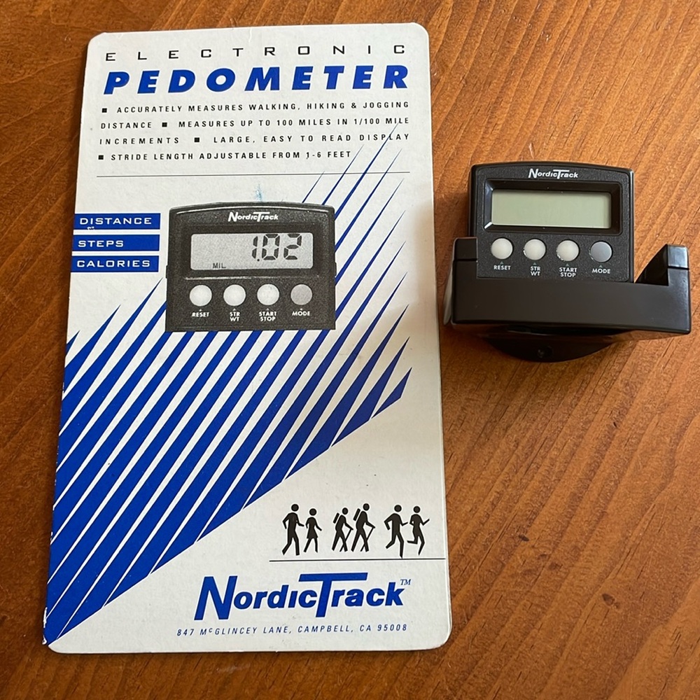 Vintage Nordic Track Electronic Pedometer